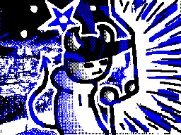 Drawing I made in Flipnote Studio a long time ago